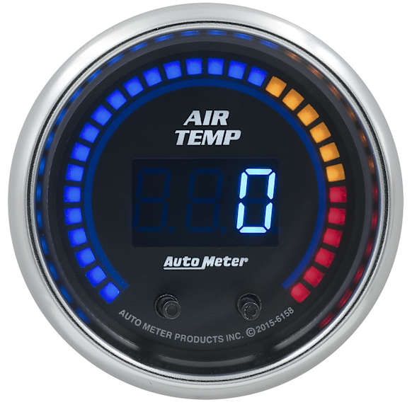 6158 Cobalt Series Gauge, Air Temp, Dual, 2 1/16in. 0-300f, Digital.