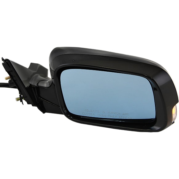 Passenger Side Mirror, Power, Manual Folding, Heated, Paintable, In-housing Signal Light, With memory, No Puddle Light, No Auto-Dimming, No Blind Spot Feature