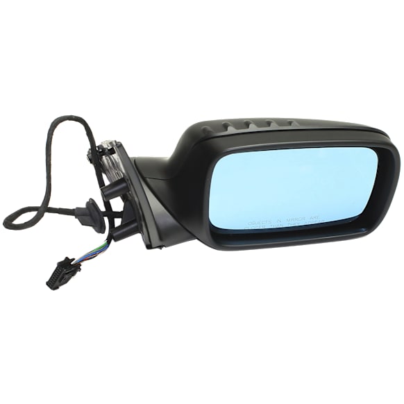2007 BMW 750Li - Passenger Side Mirror, Power Adjust, Heated, Paintable, Power Folding, No Signal Light, No Blind Spot Feature, With Memory, No Puddle Light, No Auto-Dimming