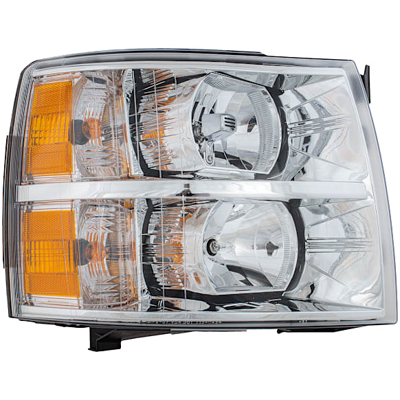 2011 Chevrolet Silverado 1500 - Passenger Side Halogen Headlight, With bulb(s), OE Replacement