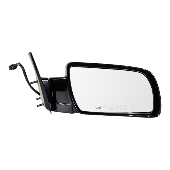 Passenger Side Mirror, Non-Towing, Power, Manual Folding, Heated, Paintable, No Signal Light, No Memory, No Puddle Light, No Auto-Dimming, No Blind Spot Feature