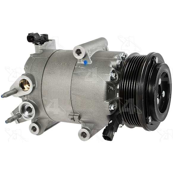 198359 A/C Compressor, With Clutch, 6-Groove Pulley, 4-Seasons OE Replacement