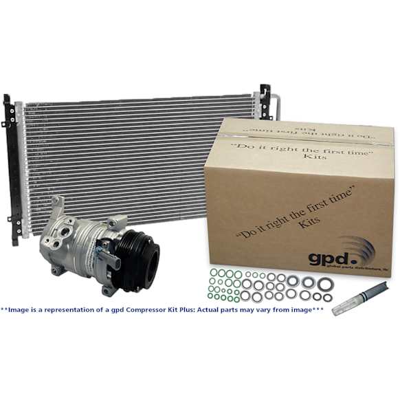 9645287B A/C Compressor, With Clutch, 6-Groove Pulley, 3.5L, 6Cyl, GPD OE Replacement