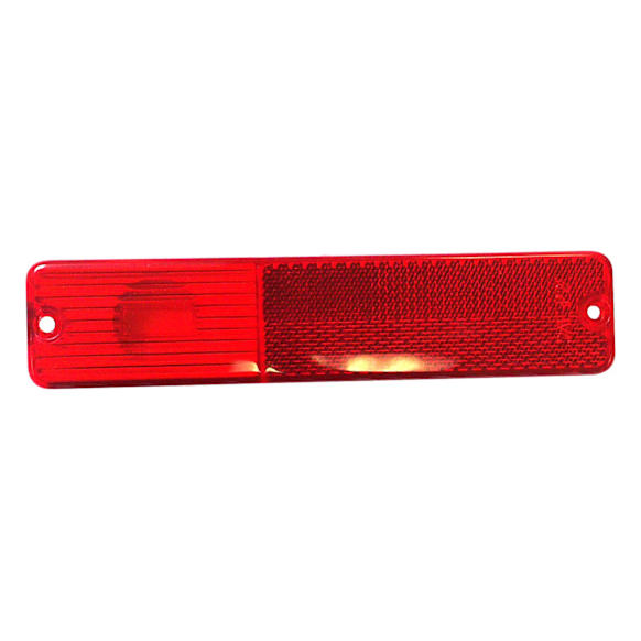 J0994021 Side Marker Lens - Direct Fit, Red, Plastic, Sold Individually