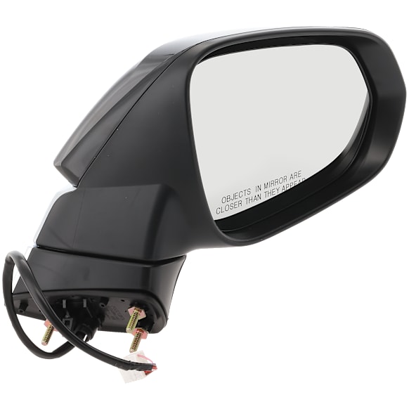 Passenger Side Mirror, Power, Manual Folding, Heated, Paintable, In-housing Signal Light, No Memory, No Puddle Light, No Auto-Dimming, No Blind Spot Feature