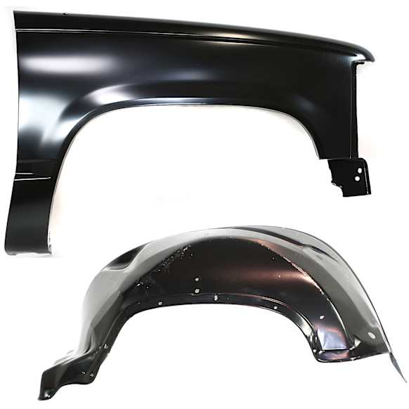 2-Piece Kit, Front, Passenger Side Fender, Includes (1) Fender and (1) Wheelhouse