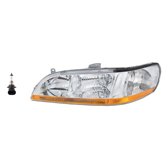 2-Piece Kit Halogen Headlights, With bulb(s), Includes (1) Headlight and (1) Headlight Bulb