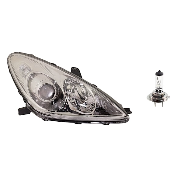 2-Piece Kit Halogen Headlights, With bulb(s), Includes (1) Headlight and (1) Headlight Bulb
