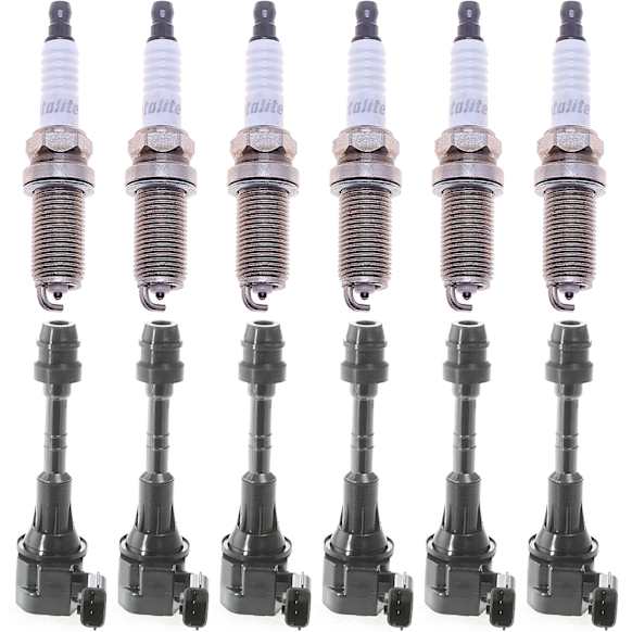 12-Piece Kit Ignition Coil, 6 Cylinder, 3.5/4.0 Liter Engine, includes Spark Plugs