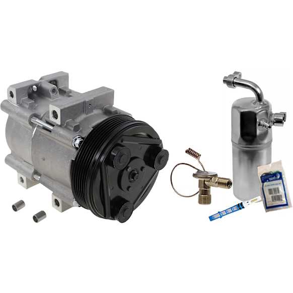 A/C Compressor Kit, includes A/C Compressor and A/C Service Kit