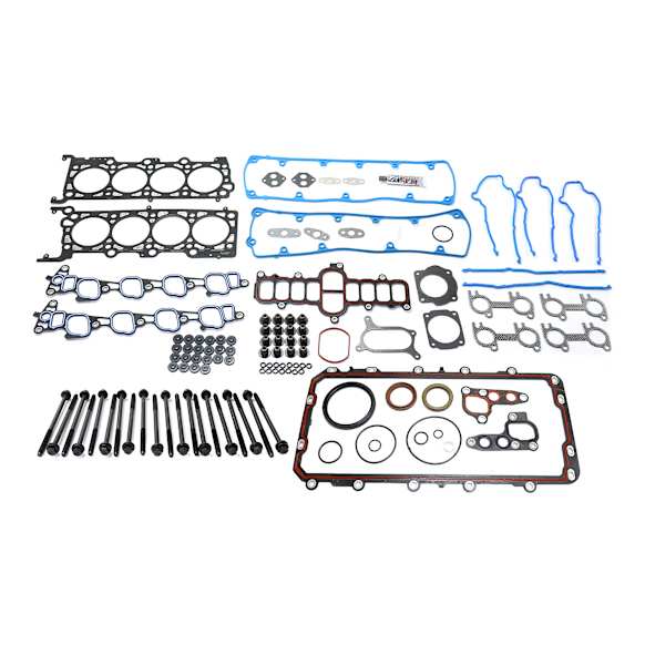 3-Piece Kit Engine Gasket Set, Overhaul, SOHC, 16 Valves, includes Lower Engine Gasket Set and Cylinder Head Bolts