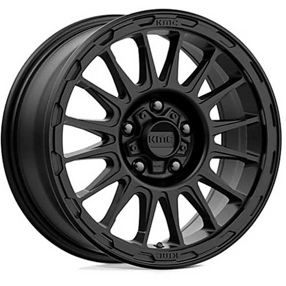 KM54267012730 Aluminum Satin Black Wheel, 16 in. X 7 in., 5 x 4.5 in. Bolt Pattern
