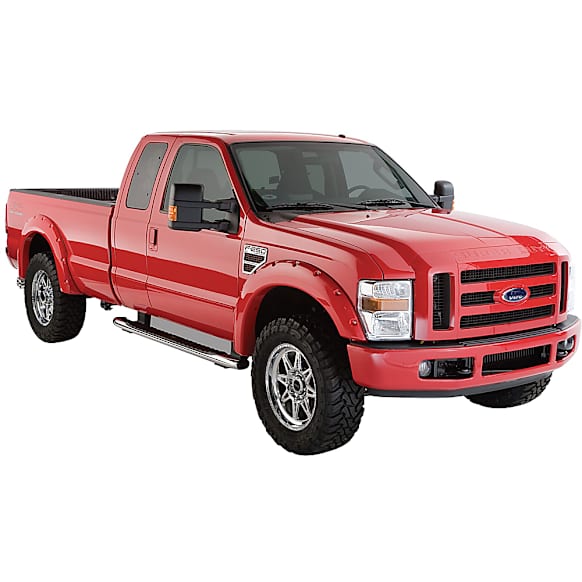 20918-02 Front and Rear, Driver and Passenger Side Fender Flares, Black OE Style Series