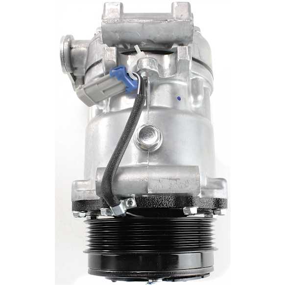 A/C Compressor, With Clutch, 6-Groove Pulley