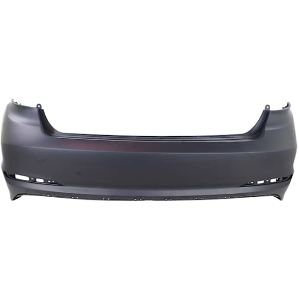 Rear Primed Bumper Cover, Except Hybrid Model, Without Parking Aid Sensor Holes