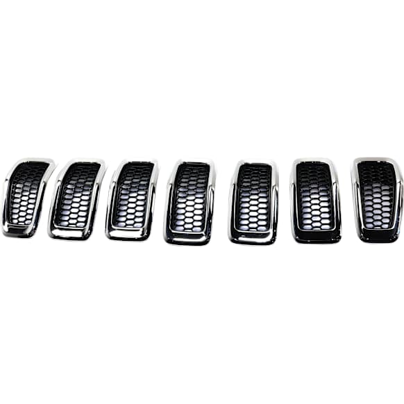 Grille Assembly, Painted Black Shell and Insert, CAPA Certified