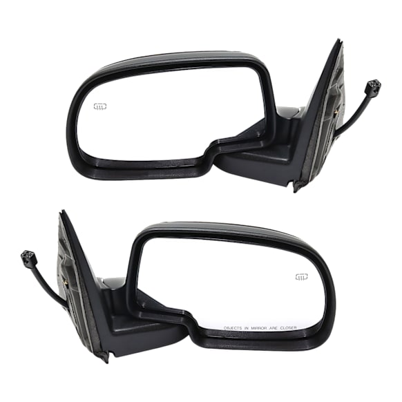 Driver and Passenger Side Mirrors, Non-Towing, Power, Manual Folding, Heated, Paintable, No Signal Light, No Memory, With Puddle Light, No Auto-Dimming, No Blind Spot Feature