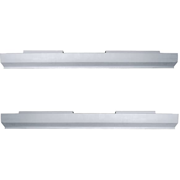 SET-FITN0749140L Rocker Repair Panel - Driver and Passenger Side, Unprimed, Steel, Direct Fit