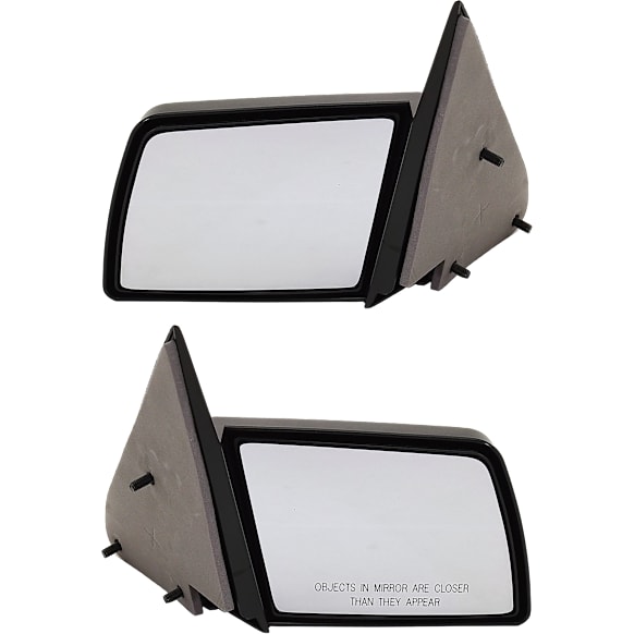 Driver and Passenger Side Mirror, Non-Towing, Manual Adjust, Non-Heated, Non-Folding, Paintable, No Signal Light, No Memory, No Puddle Light, No Auto-Dimming, No Blind Spot Feature