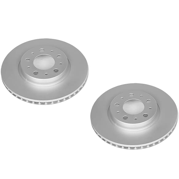 SET-P15EBR458EVC-2 Front Brake Disc, Plain Surface, Vented, 5 Lugs Evolution Geomet Coated High Carbon