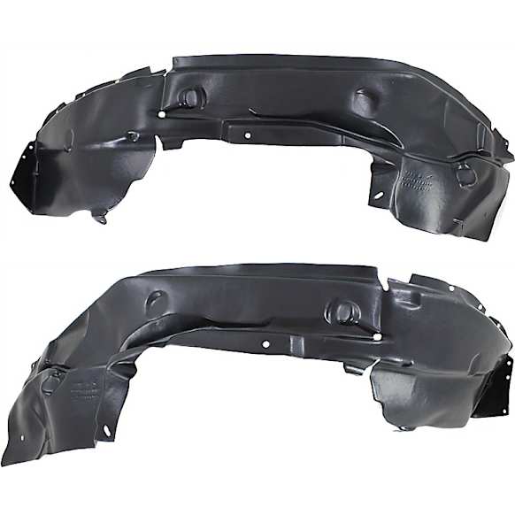 Front, Driver and Passenger Side, Fender Liner