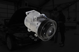 Where is the A/C Compressor Located?