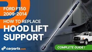 How to Replace Hood Lift Supports: 2009-2014 Ford F-150