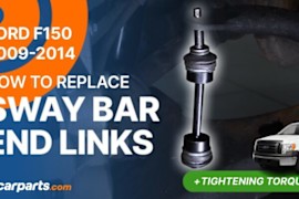 How to Replace Front Sway Bar End Links: 2009-2014 Ford F150