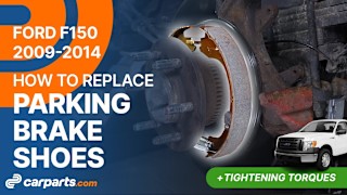 How to Replace the Parking Brake Shoes: 2009-2014 Ford F-150