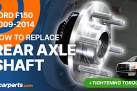 How to Replace the Rear Axle Shaft: 2009-2014 Ford F-150