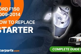 How to replace the Starter: 2009-2014 Ford F-150