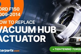How to Replace the Vacuum Hub Actuator: 2009-2014 Ford F-150