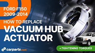 How to Replace the Vacuum Hub Actuator: 2009-2014 Ford F-150