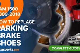 How to Replace the Parking Brake Shoes: 2009-2018 Dodge RAM 1500