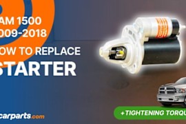 How to Replace Starter: 2009-2018 Dodge RAM 1500