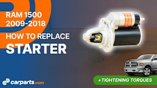 How to Replace Starter: 2009-2018 Dodge RAM 1500