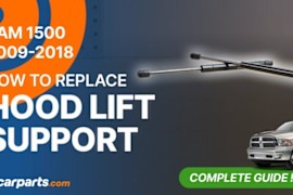 How to Replace Hood Lift Supports: 2009-2018 Dodge RAM 1500