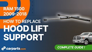 How to Replace Hood Lift Supports: 2009-2018 Dodge RAM 1500