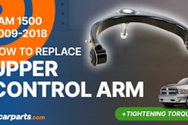 How to Replace Upper Control Arms: 2009-2018 Dodge RAM 1500