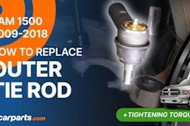 How to Replace Outer Tie Rod: 2009-2018 Dodge RAM 1500