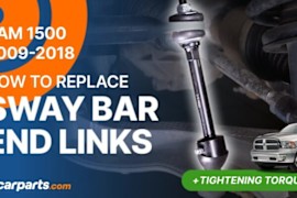 How to Replace Front Sway Bar End Links: 2009-2018 Dodge RAM 1500