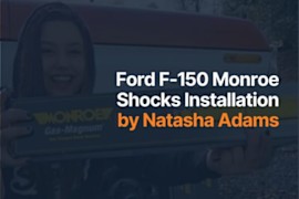 Natasha Adams Quickly Restores Her F-100 With Monroe Shocks From CarParts.com