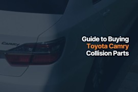 Get Back on the Road in No Time With Toyota Camry Collision Parts