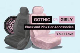 Gothic or Girly: Black and Pink Car Accessories You’ll Love