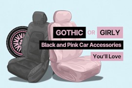 Gothic or Girly: Black and Pink Car Accessories You’ll Love