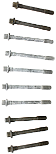 016-1005 Beck Arnley OE Replacement Cylinder Head Bolt, Set of 10
