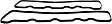 036-1352 Valve Cover Gasket, Beck Arnley OE Replacement
