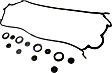 036-1518 Valve Cover Gasket, 2.2L, 4Cyl Beck Arnley OE Replacement