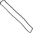 036-1688 Valve Cover Gasket, 3.0L, 6Cyl Beck Arnley OE Replacement