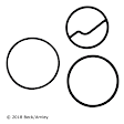 1985 Honda Prelude - Beck Arnley OE Replacement Oil Pump Gasket - Direct Fit